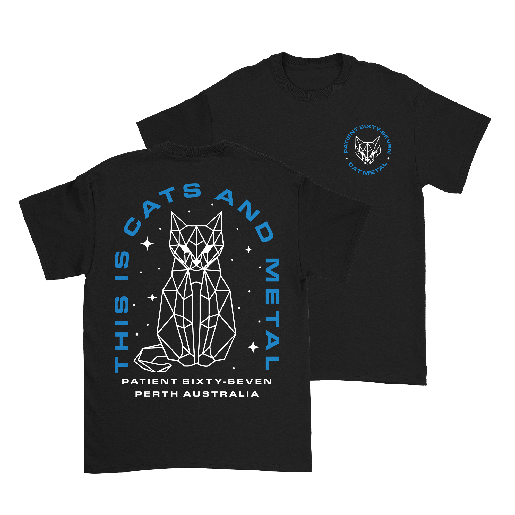 Cats and Metal Tee (Preorder Restock) – Patient Sixty-Seven